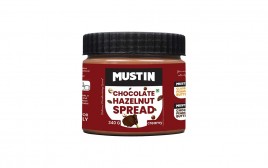 Mustin Chocolate Hazelnut Spread Creamy  Plastic Jar  340 grams